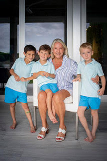 Carolyn Keller and her grandchildren, thriving for 15 years 