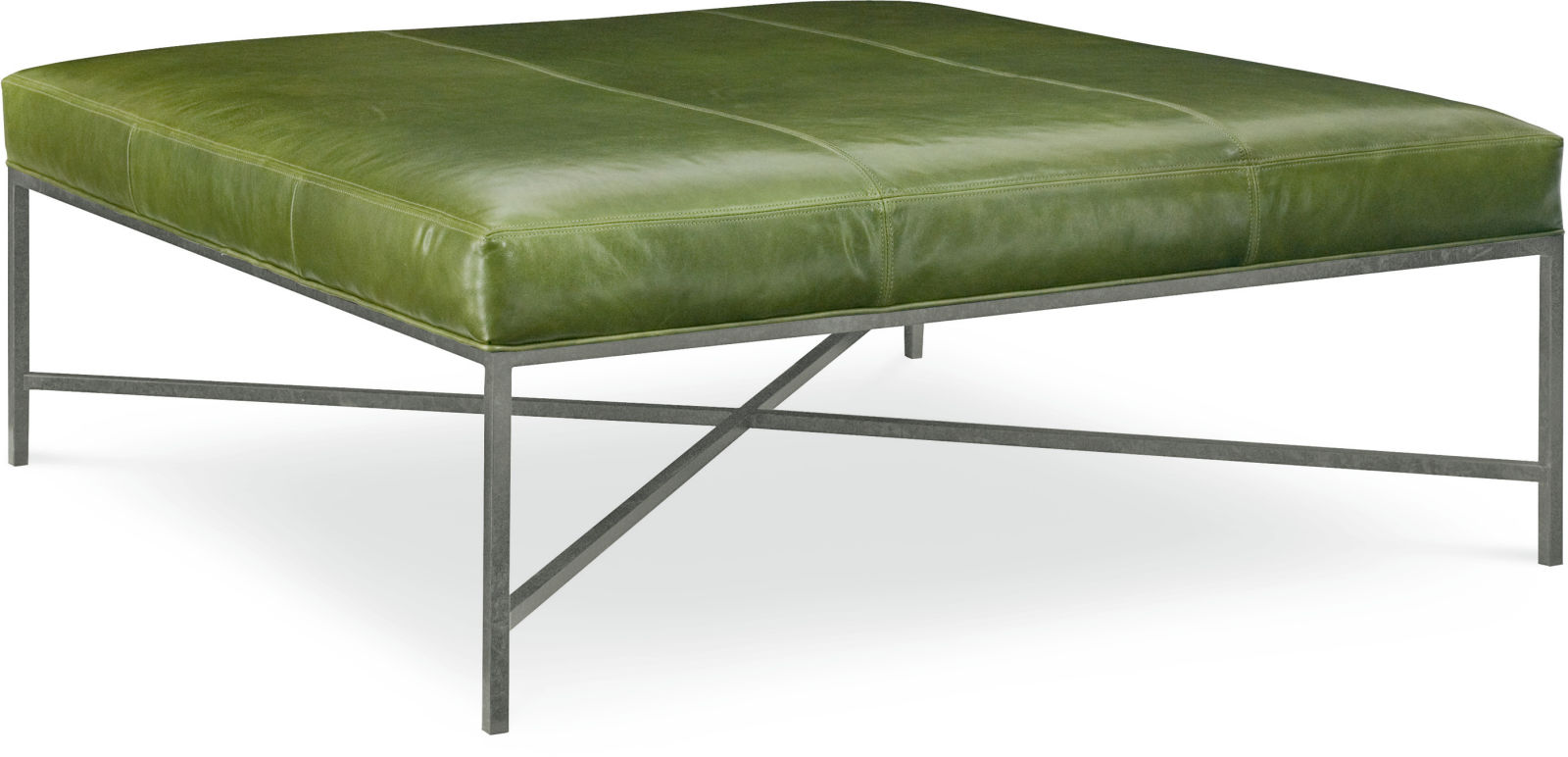 Vixen Leather Sqaure Ottoman