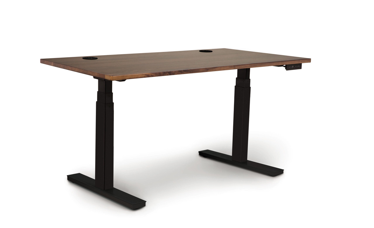 Invigo Sit-Stand Desk in Walnut