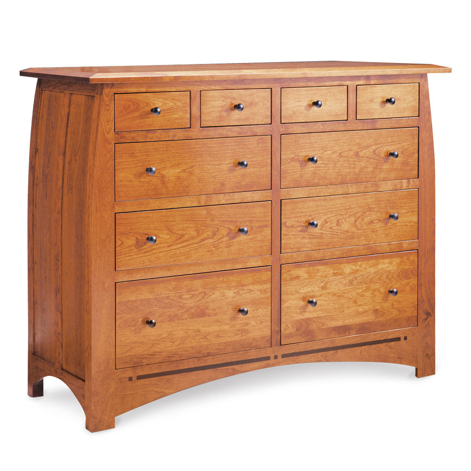 Aspen 10-Drawer Bureau With Inlay