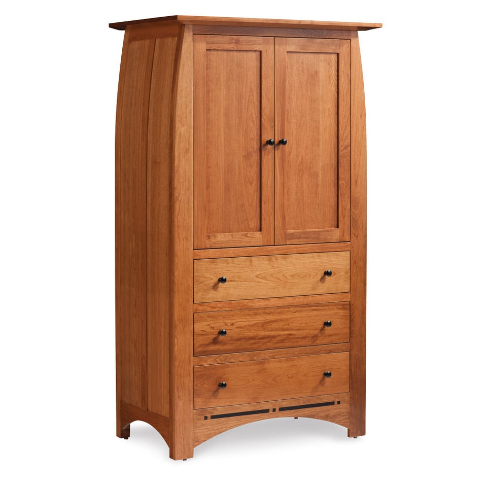 Aspen 3-Drawer Wardrobe With Inlay