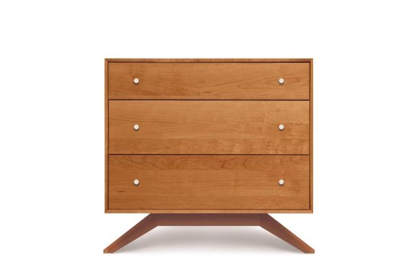 Astrid 3 Drawer Dresser in Cherry