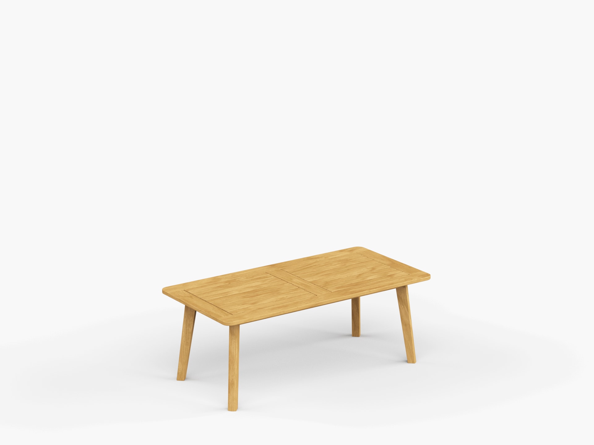 Foundations 48" x 24" Rectangular Teak Coffee Table