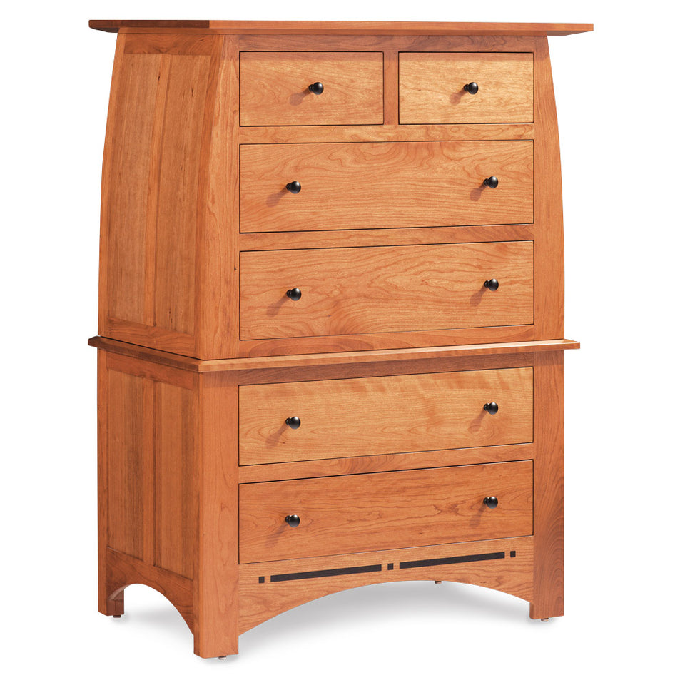 Aspen Chest on Chest With Inlay