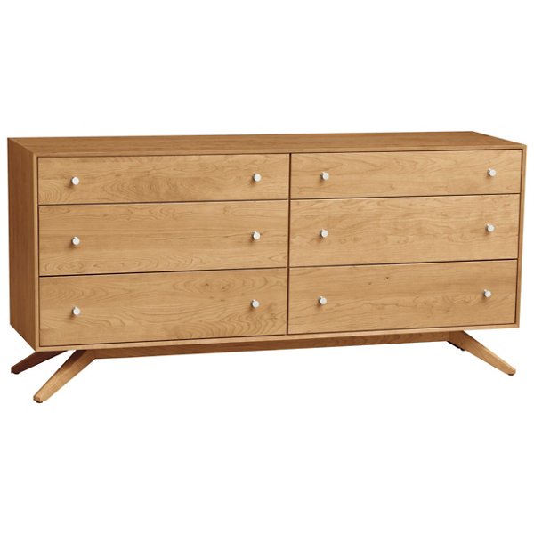 Astrid 6 Drawer Dresser in Cherry