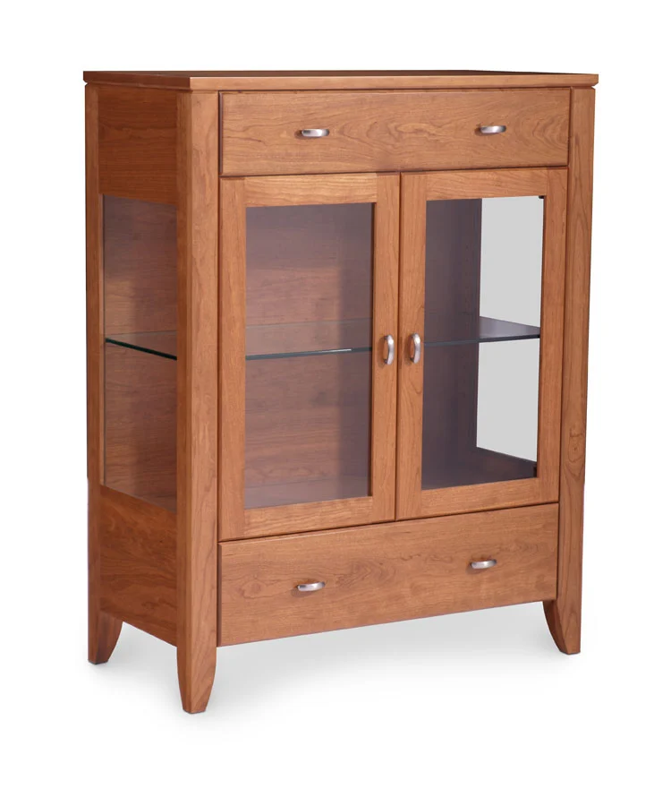 Justine 40" Dining Cabinet w/ Glass or Wood Doors