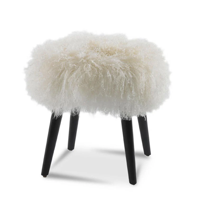 Wilson Leather Ottoman