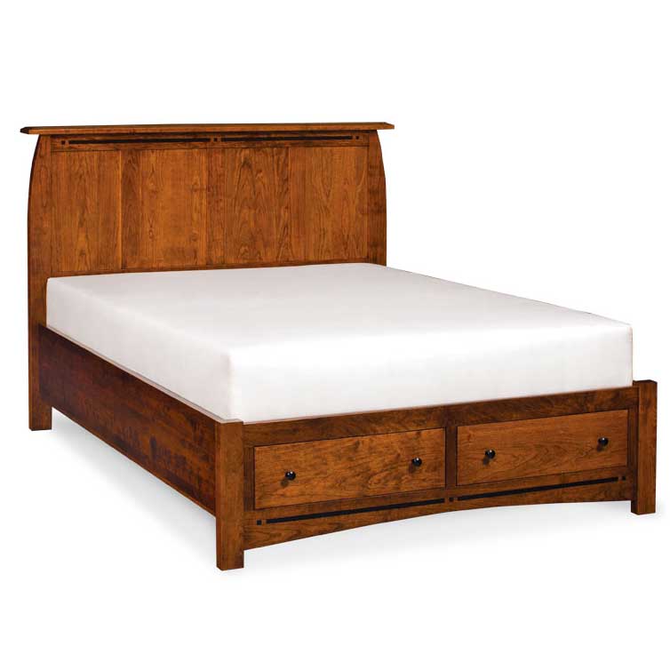Aspen Panel Storage Bed