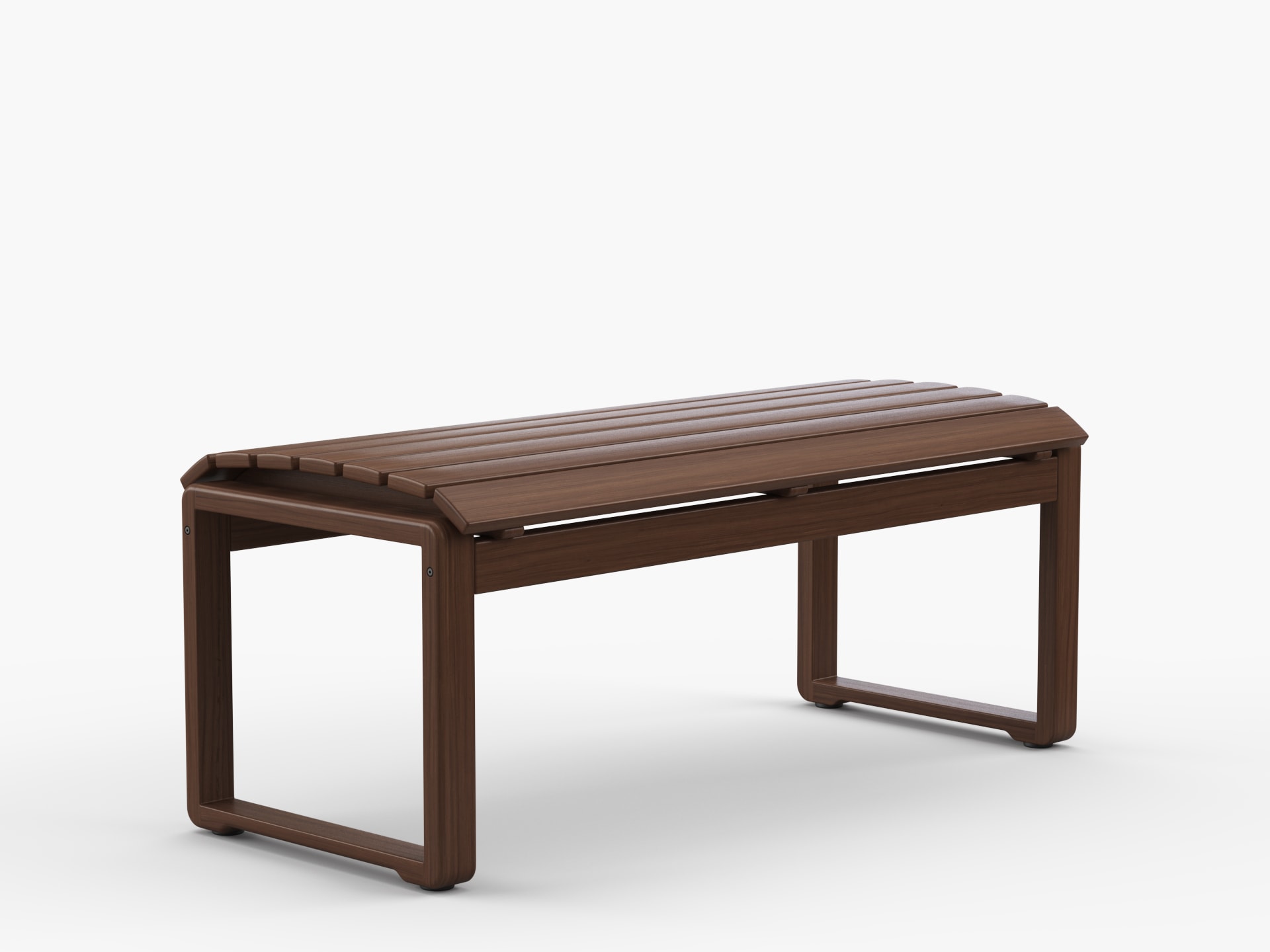 Modern IPE Melody 43" Backless Bench