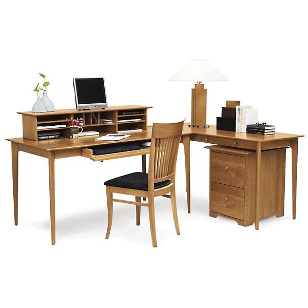 Sarah Return Desk in Cherry