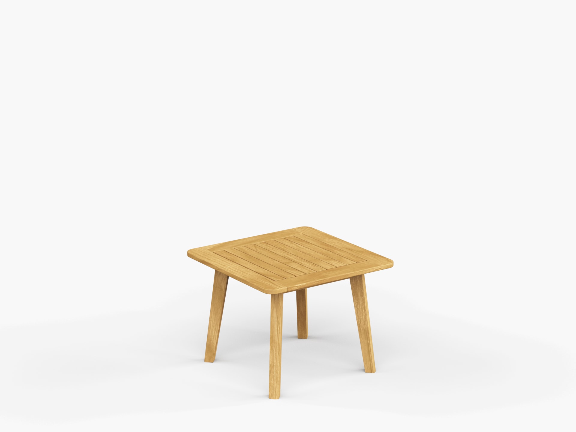 Foundations 24" Square Teak Side Table