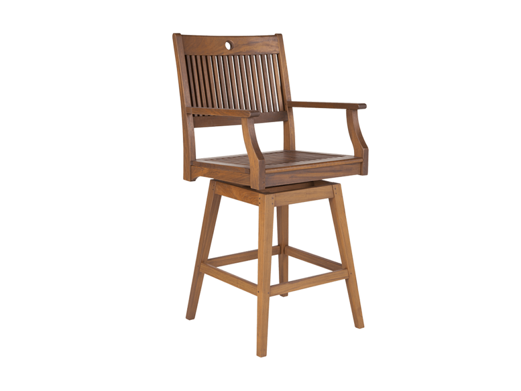 Opal Swivel Hi Dining Arm Chair