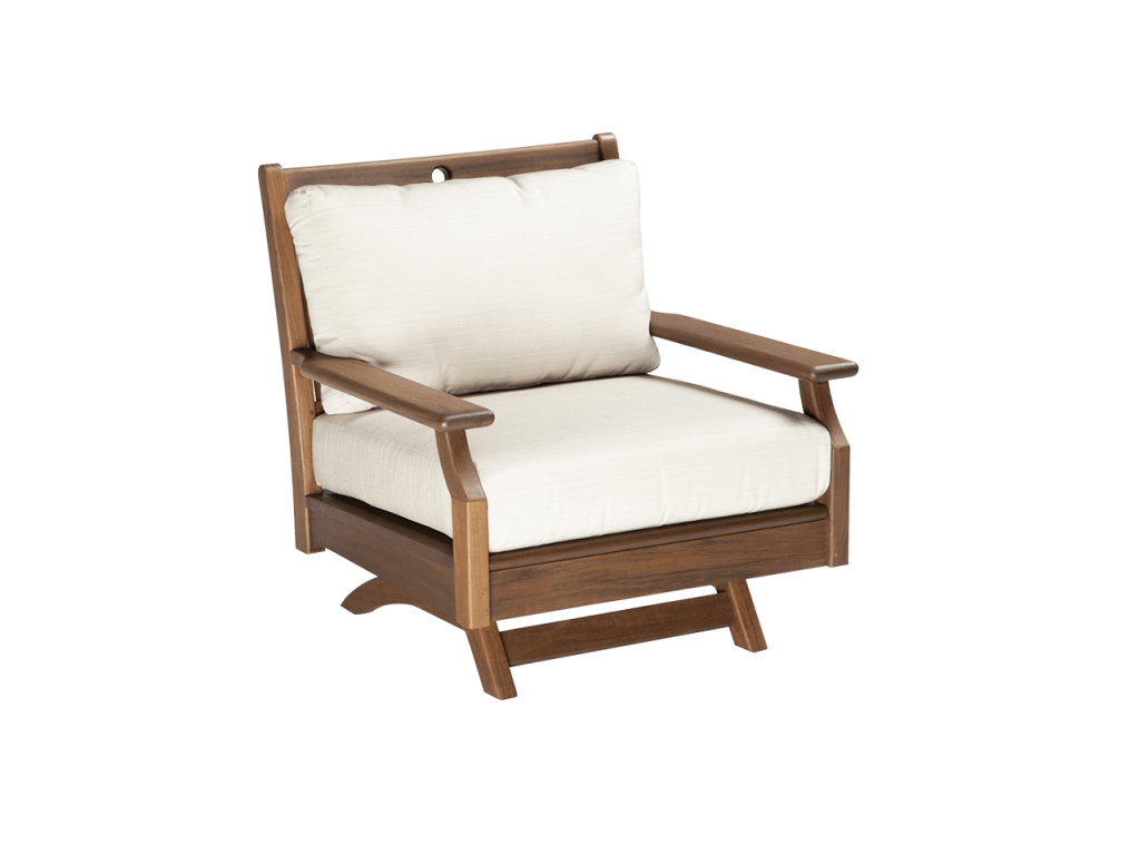 Opal Swivel Rocker w/ Low Back Cushions