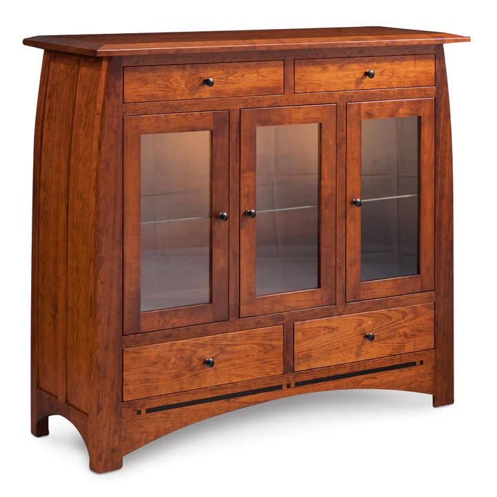 Aspen 3-Door Dining Cabinet with Inlay