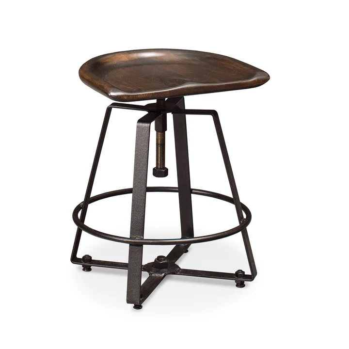 Colt Backless Swivel Barstool