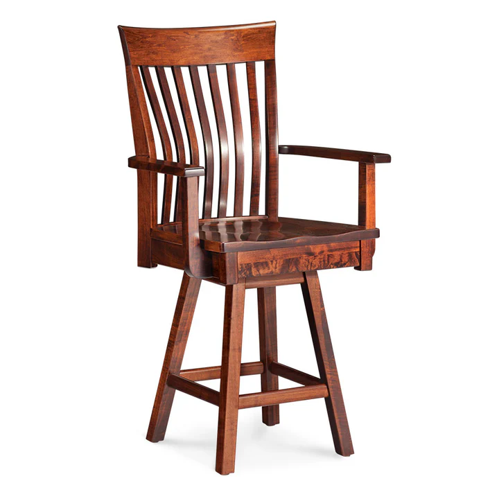 Loft II Swivel Arm Barstool