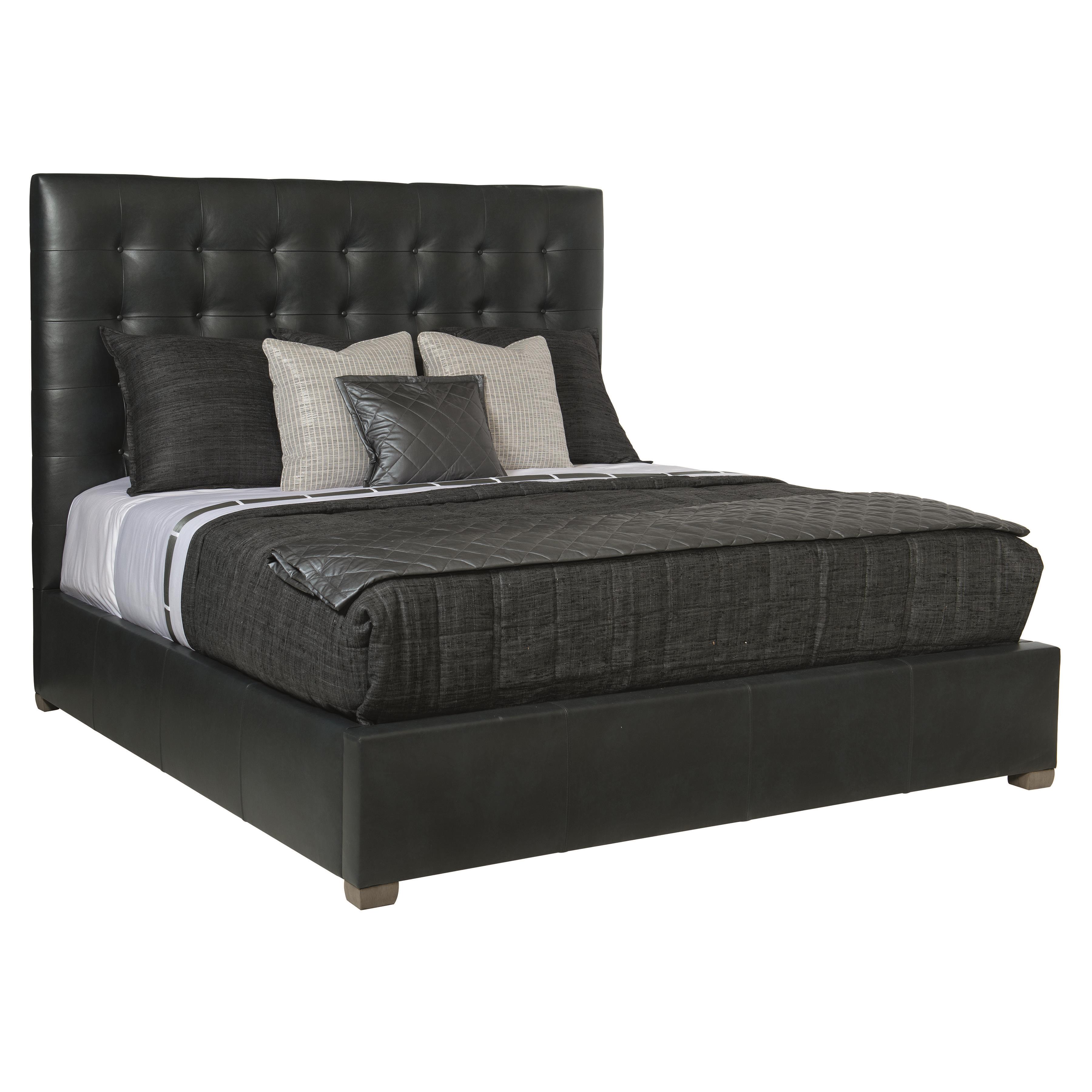 Avery Leather Panel Bed King