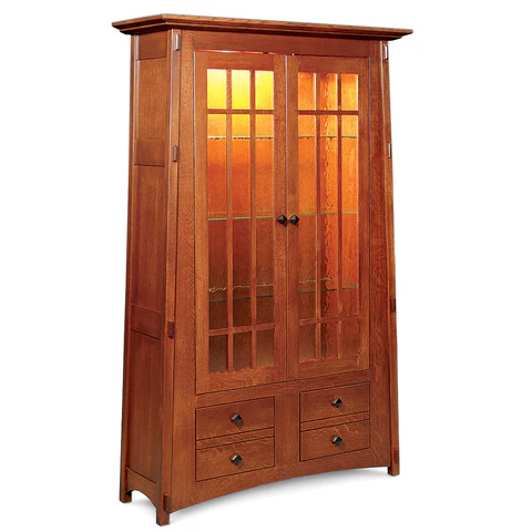 McCoy Bookcase with Glass Doors