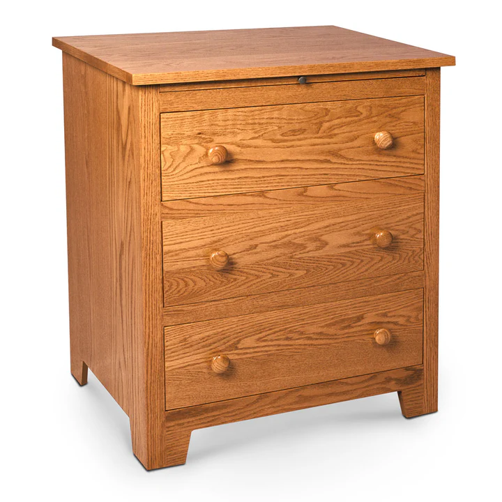 Shaker Deluxe 3-Drawer Nightstand