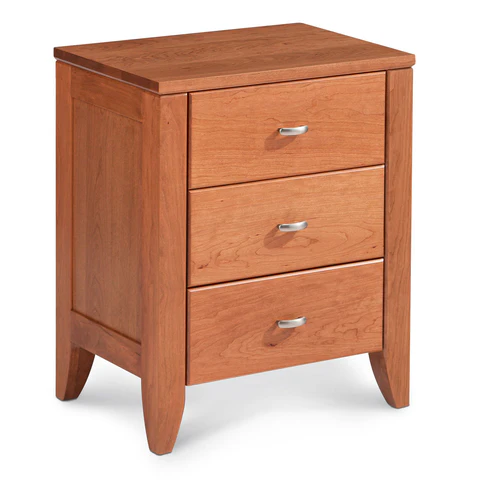 Justine 3-Drawer Nightstand