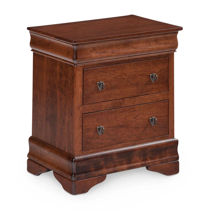 Louis Philippe 2-Drawer Nightstand