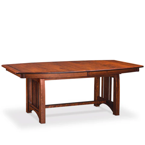 Aspen Trestle Table with Inlay - Express