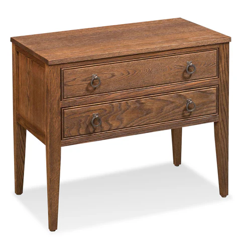 Hamptons 2-Drawer Nightstand, Extra Wide