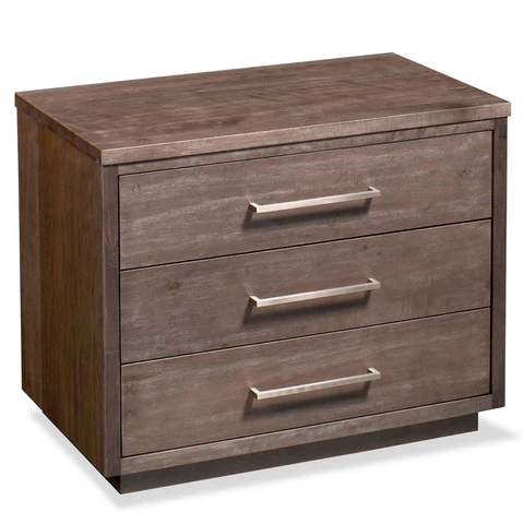 Ironwood 3-Drawer Nightstand, Extra Wide