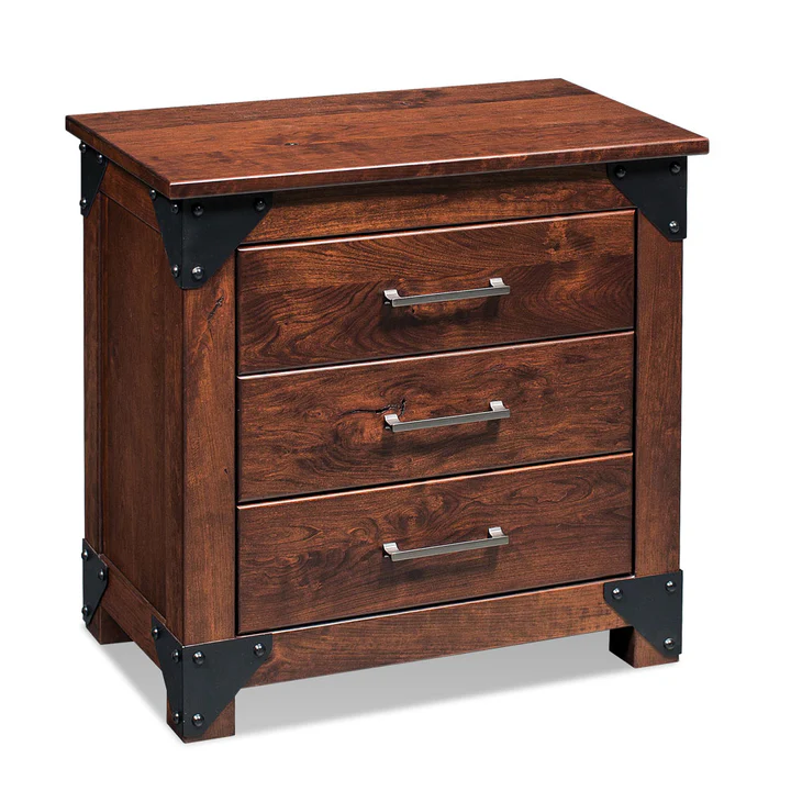 Kodiak 3-Drawer Nightstand, Extra Wide