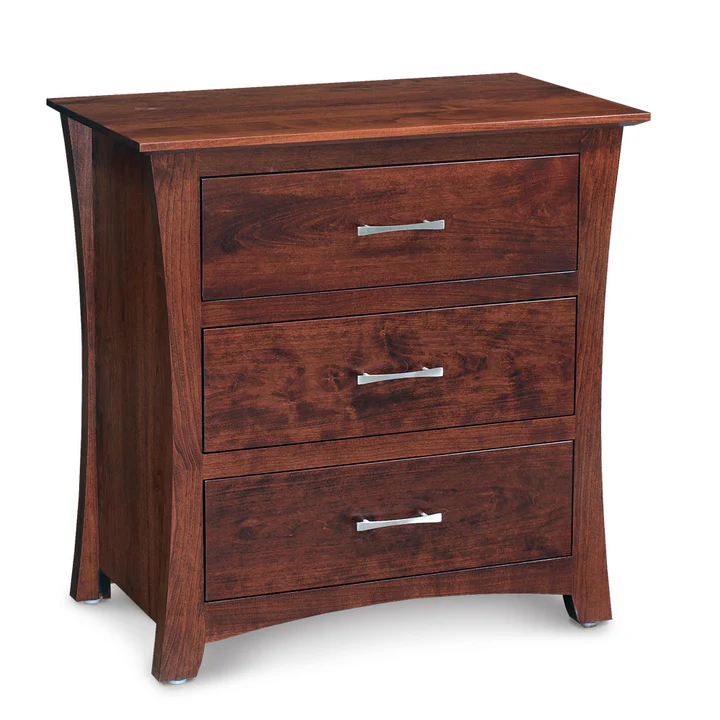 Loft 3-Drawer Nightstand, Extra Wide