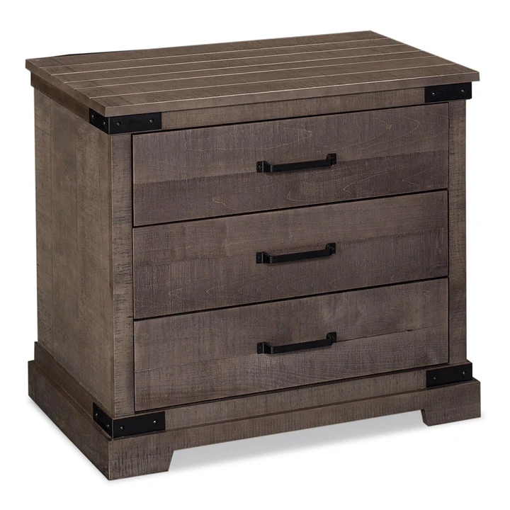 Montauk 3-Drawer Nightstand, Extra Wide