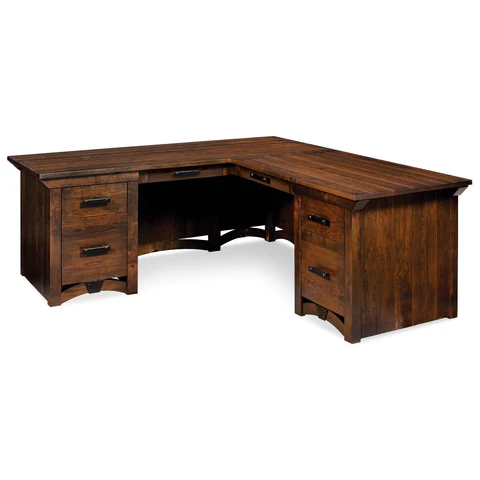 B&O Railroad© Trestle Bridge L-Shape Desk